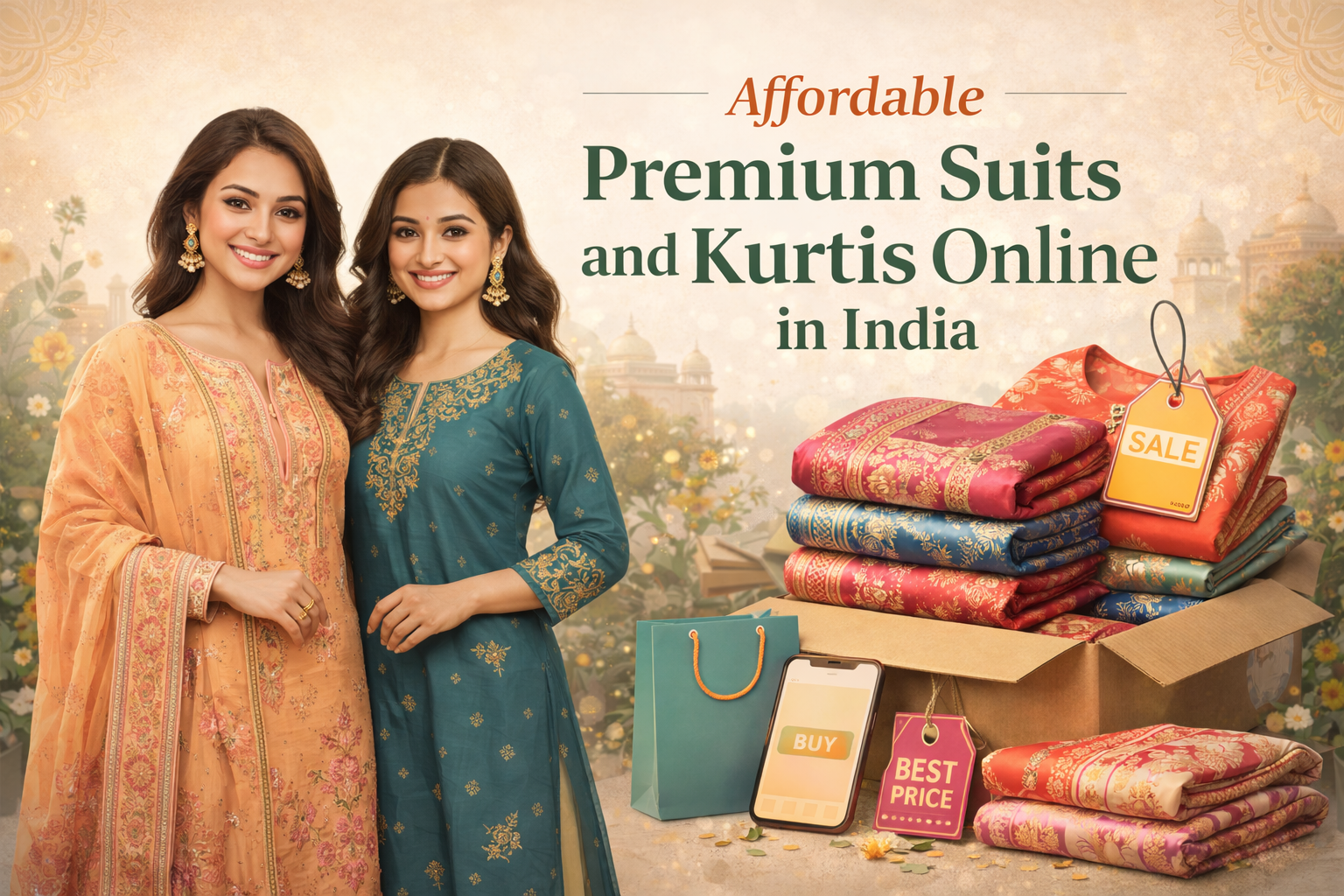Affordable Premium Suits and Kurtis Online in India