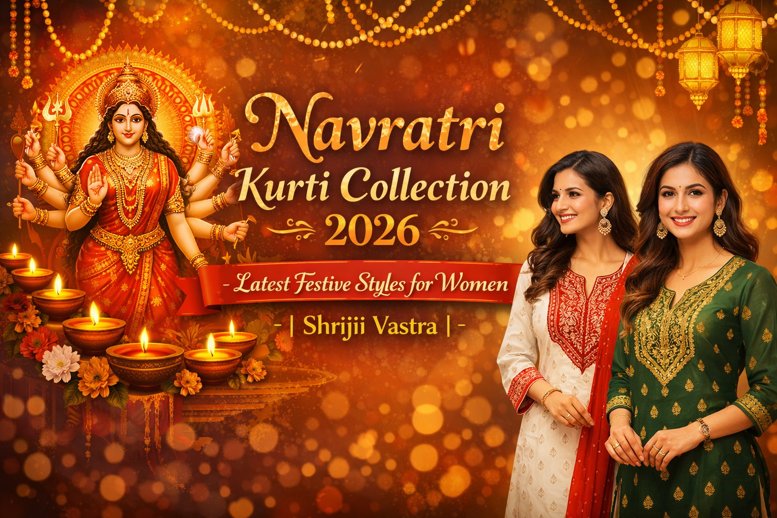Navratri Kurti Collection 2026 – Latest Festive Styles for Women | Shrijii Vastra